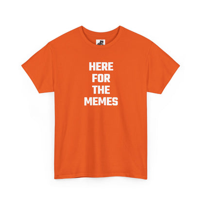 Here For The Memes Crypto Themed T-Shirt