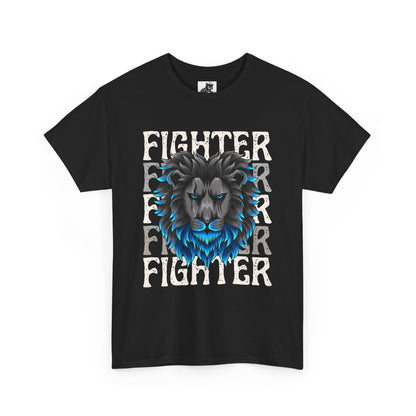 Fighter Lion Graphic Tee - Unisex Cotton T-Shirt