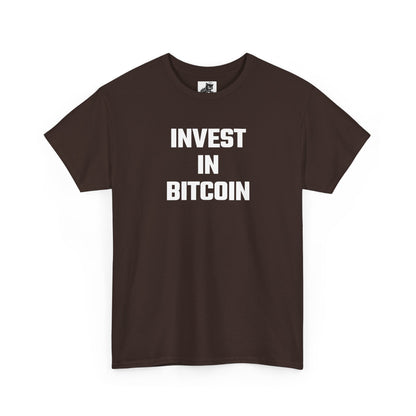 Invest In Bitcoin - Crypto Themed T-Shirt