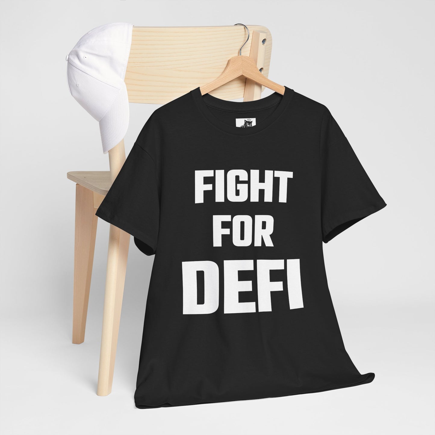 Fight for Defi Graphic Tee - Unisex Cotton T-Shirt