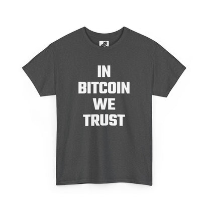 In Bitcoin We Trust Graphic Tee - Unisex Cotton T-Shirt