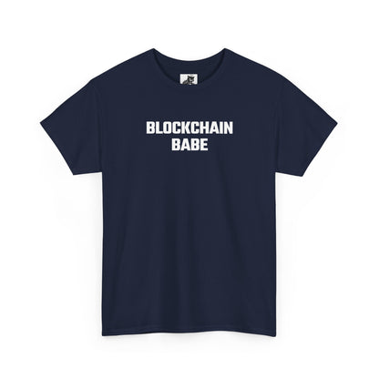 Blockchain Babe Crypto Themed T-Shirt