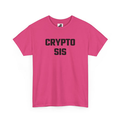Crypto Sis (Version 2) Graphic Tee - Unisex Cotton T-Shirt