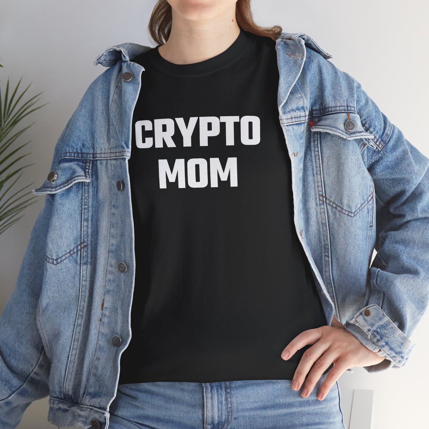 Crypto Mom Graphic Tee - Unisex Cotton T-Shirt