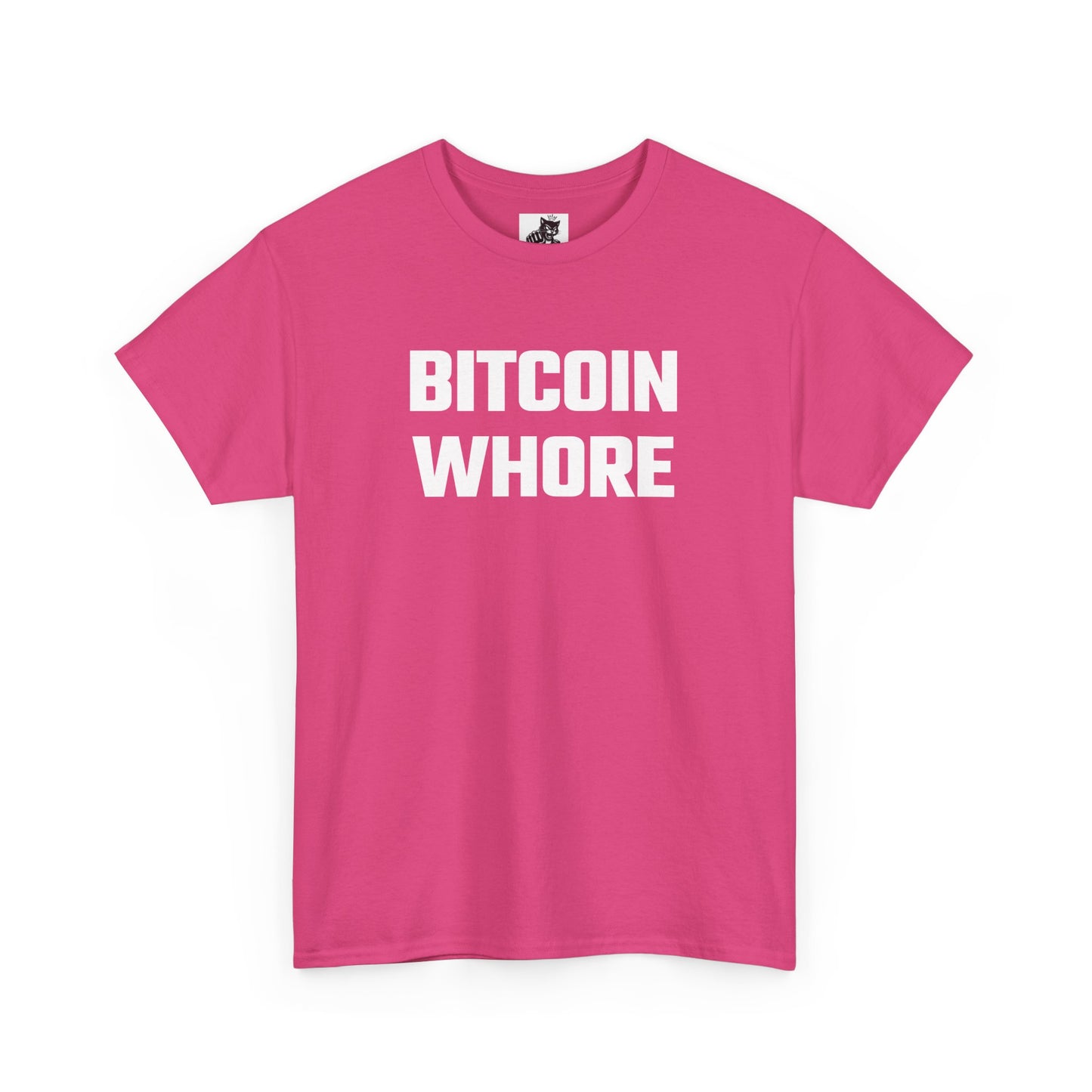 Bitcoin Whore Graphic Tee - Unisex Cotton T-Shirt