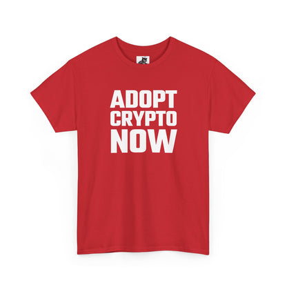 Adopt Crypto Now Graphic T-Shirt