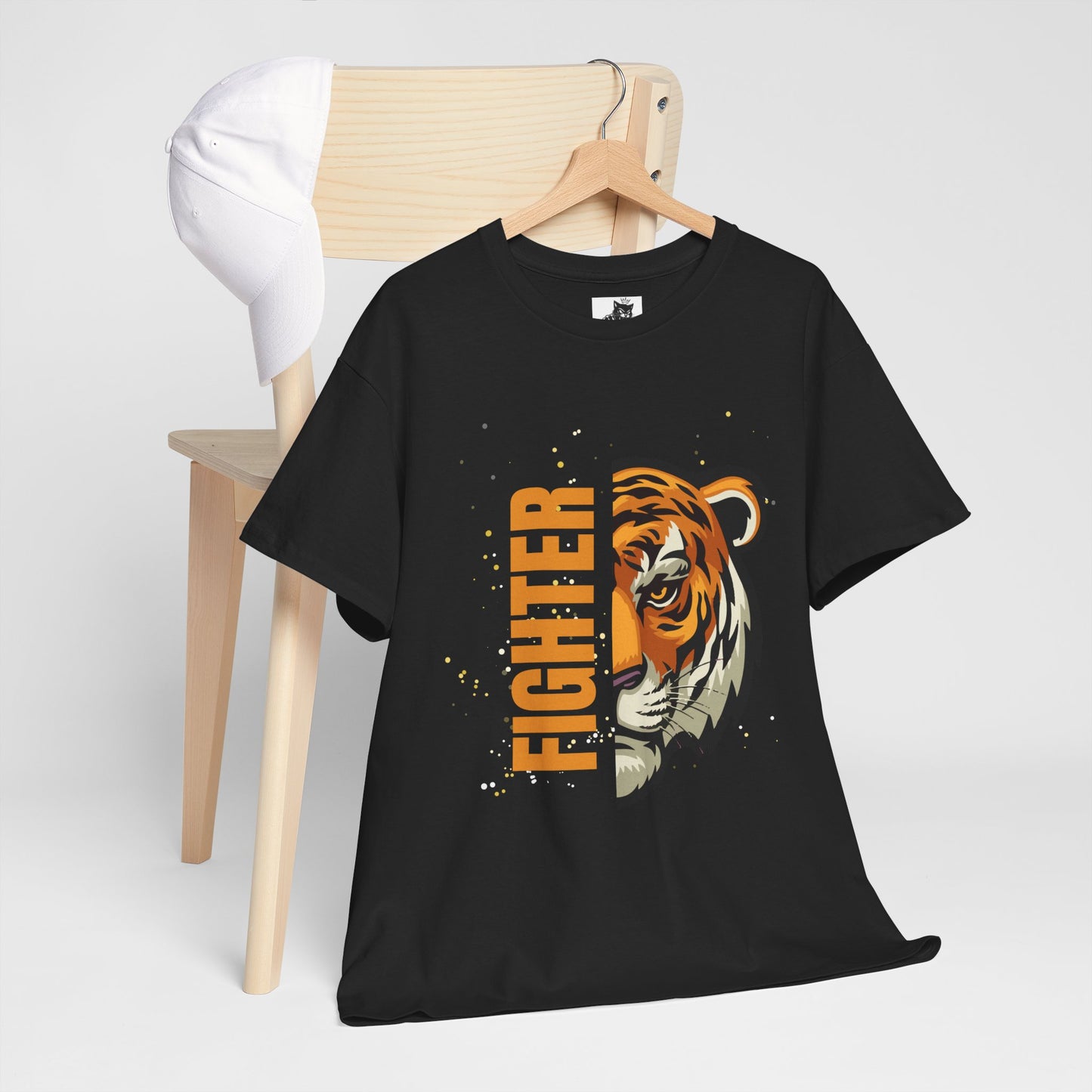 Fighter Tiger Graphic Tee - Unisex Cotton T-Shirt