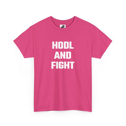 HODL And Fight Graphic Tee - Unisex Cotton T-Shirt