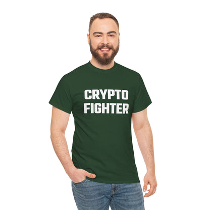 Crypto Fighter Graphic Tee - Crypto Themed T-Shirt