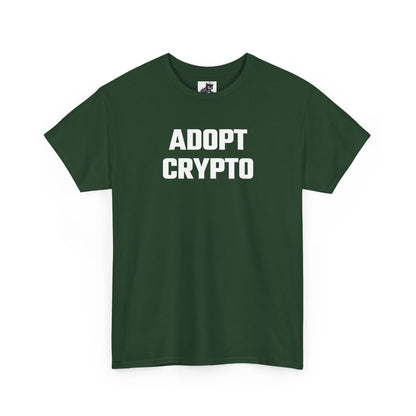 Adopt Crypto Graphic T-Shirt