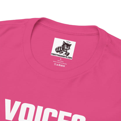 Voices Over Violence Graphic Tee - Unisex Cotton T-Shirt