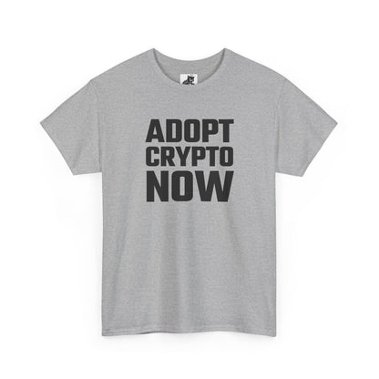 Adopt Crypto Now Graphic T-Shirt