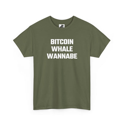 Bitcoin Whale Wannabe Crypto Themed T-Shirt