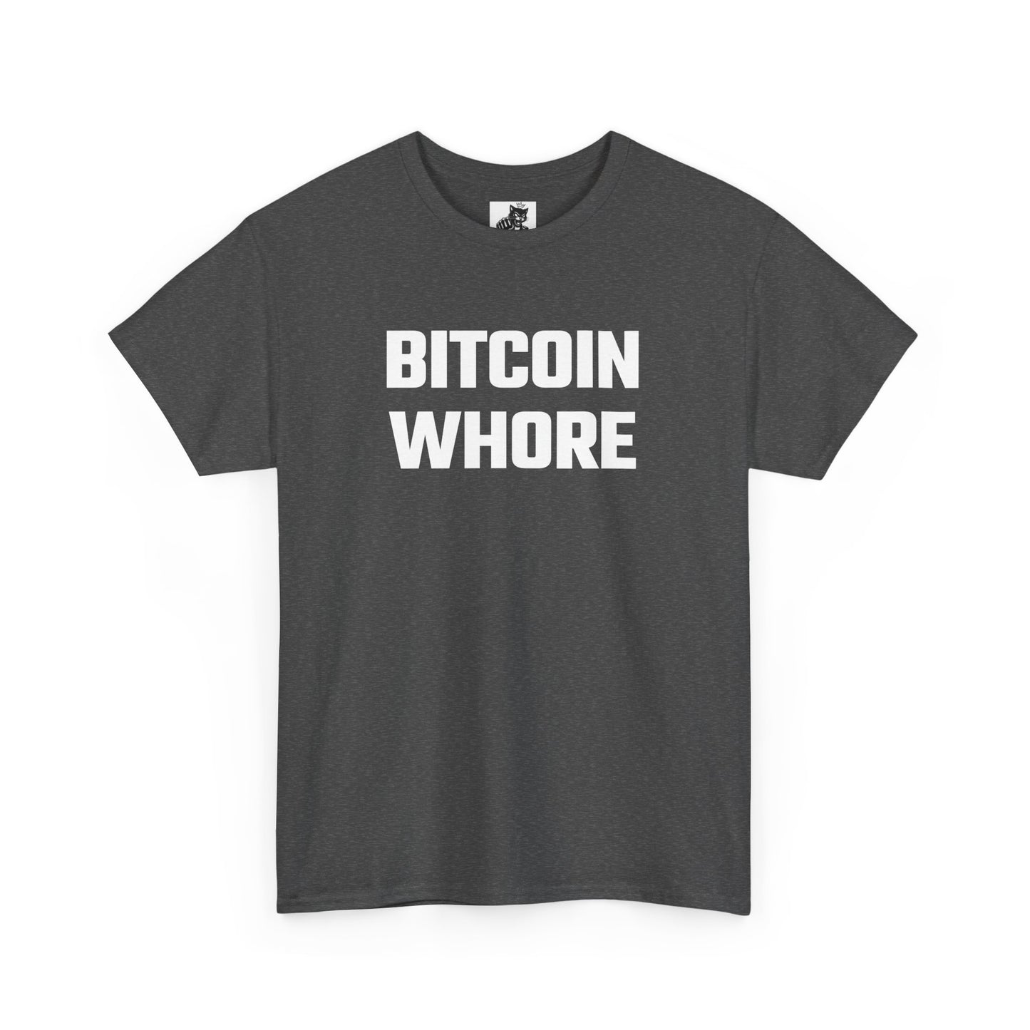 Bitcoin Whore Graphic Tee - Unisex Cotton T-Shirt