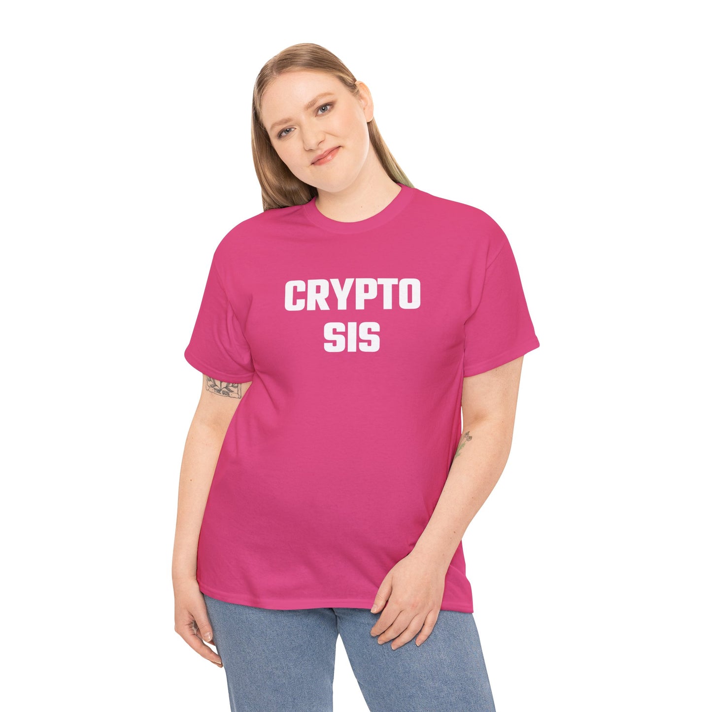 Crypto Sis Graphic Tee - Unisex Cotton T-Shirt