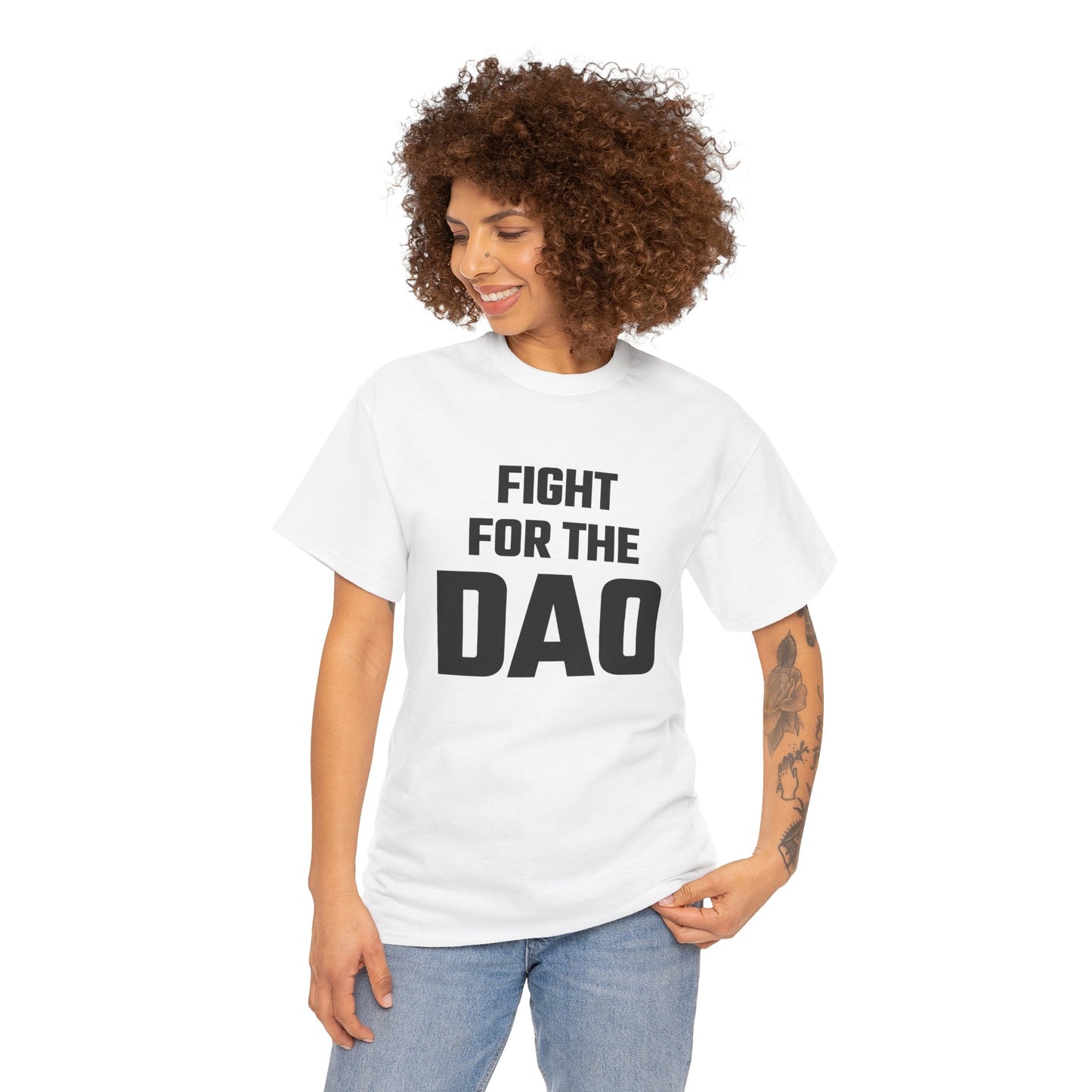 Fight for the DAO Graphic Tee - Unisex Cotton T-Shirt