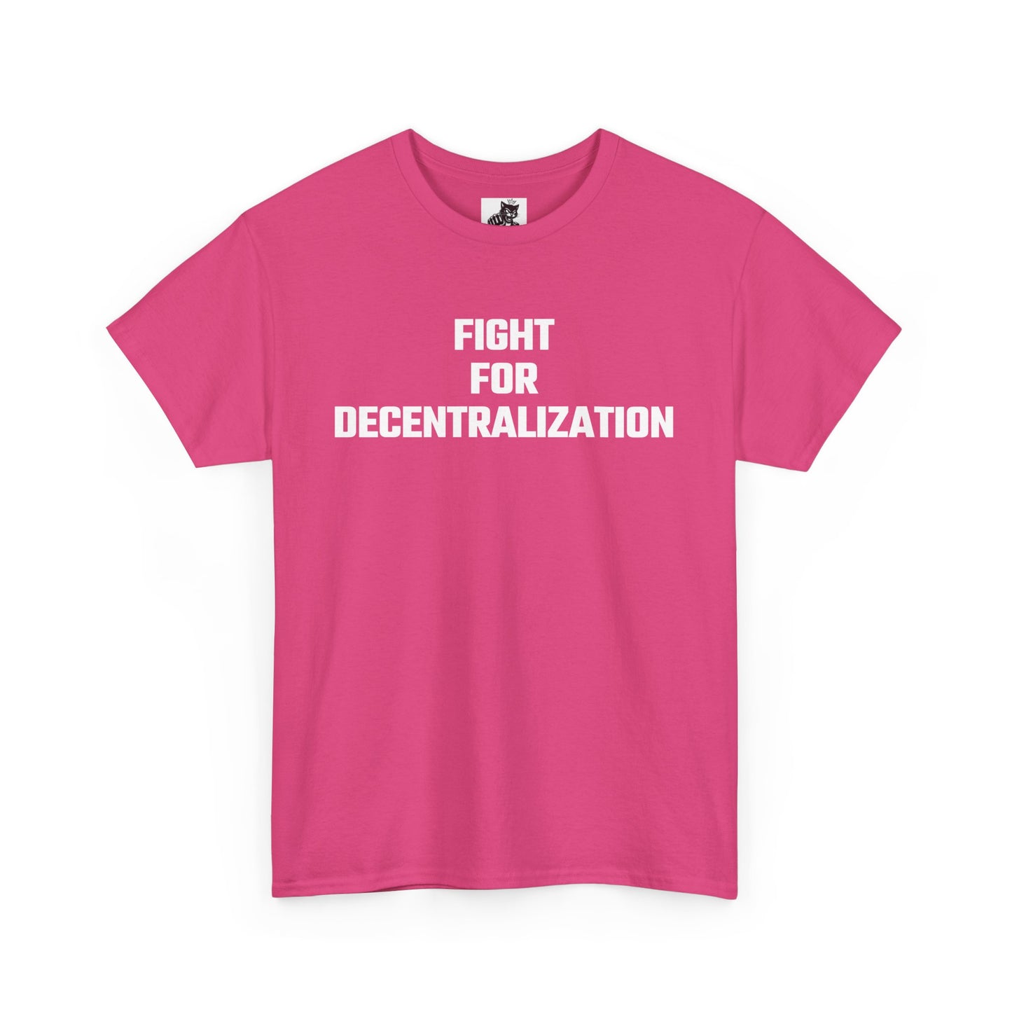 Fight For Decentralization Graphic Tee - Unisex Cotton T-Shirt
