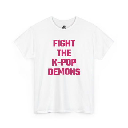 Fight The K-Pop Demons (Version 2) Graphic Tee - Unisex Cotton T-Shirt