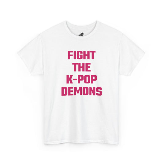 Fight The K-Pop Demons (Version 2) Graphic Tee - Unisex Cotton T-Shirt