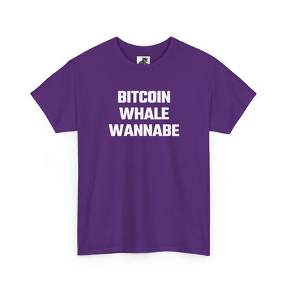 Bitcoin Whale Wannabe Crypto Themed T-Shirt
