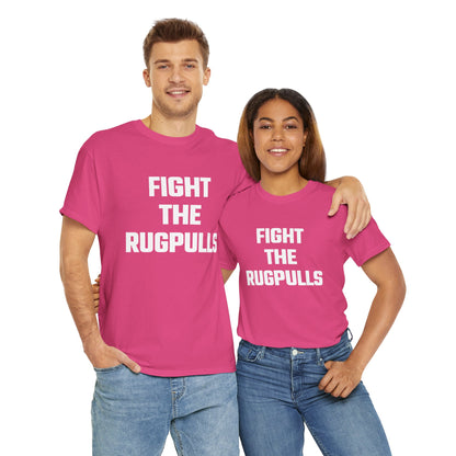Fight The Rugpulls Graphic Tee - Unisex Cotton T-Shirt