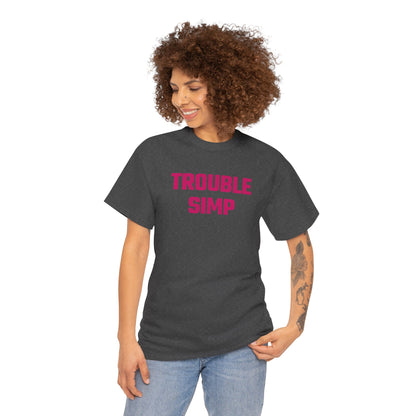 Trouble Simp Graphic Tee - Unisex Cotton T-Shirt