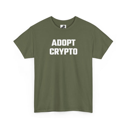 Adopt Crypto Graphic T-Shirt