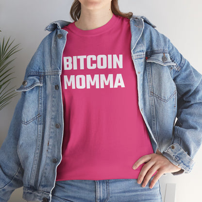 Bitcoin Momma Graphic Tee - Unisex Cotton T-Shirt