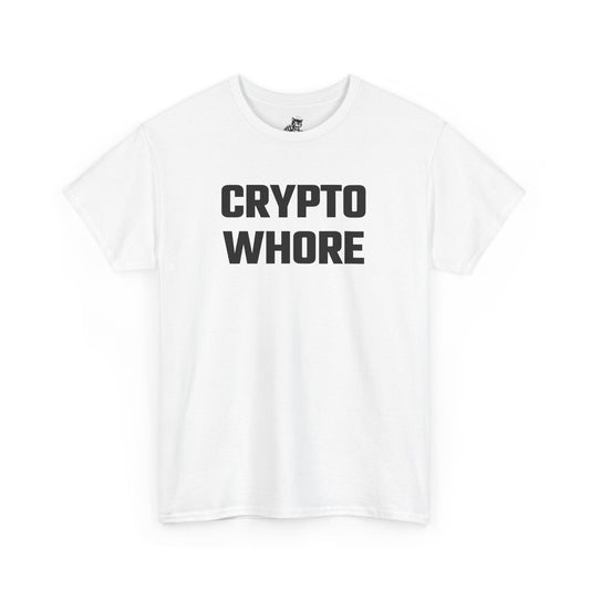 Crypto Whore Graphic Tee - Unisex Cotton T-Shirt