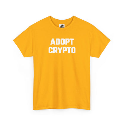 Adopt Crypto Graphic T-Shirt