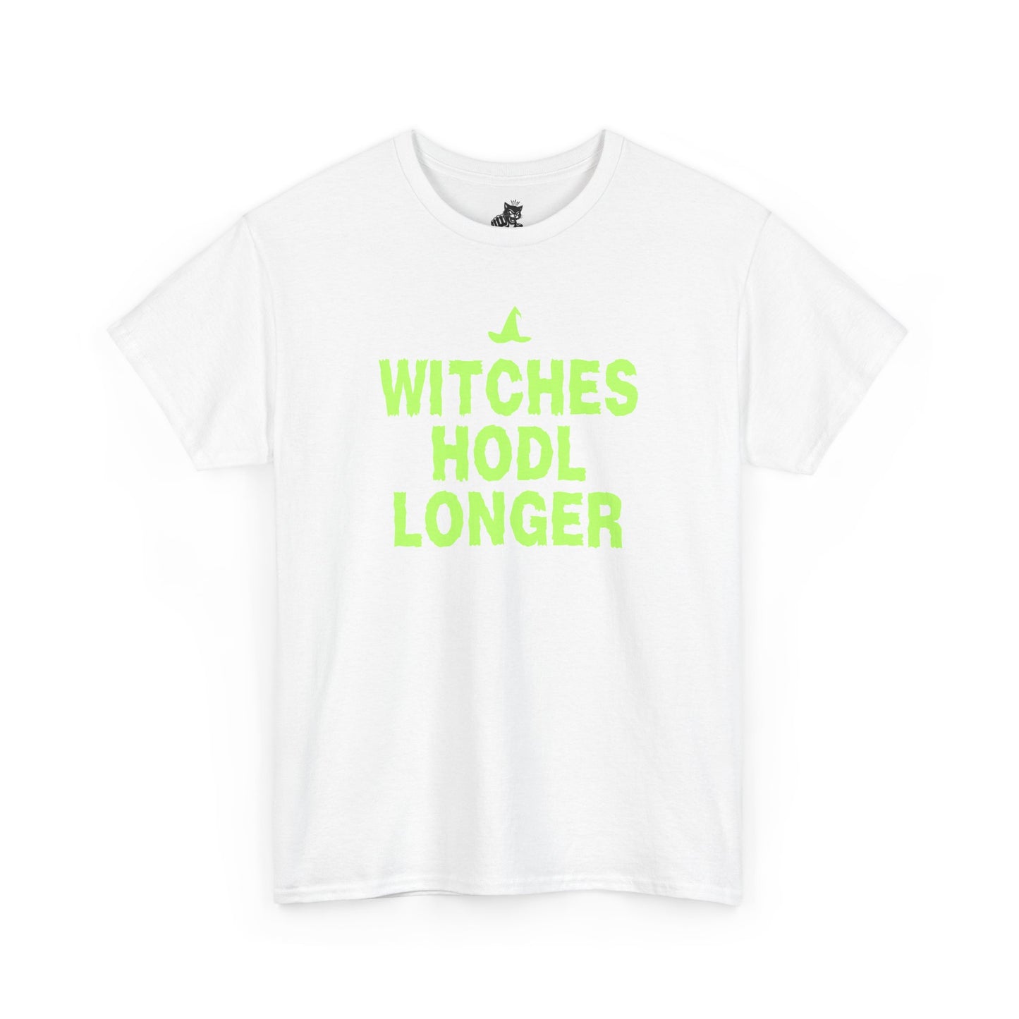 Witches HODL Longer (Version 2) Graphic Tee - Crypto Halloween Witch T-Shirt