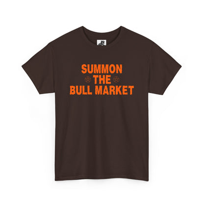 Summon The Bull Market Graphic Tee - Crypto Halloween T-Shirt