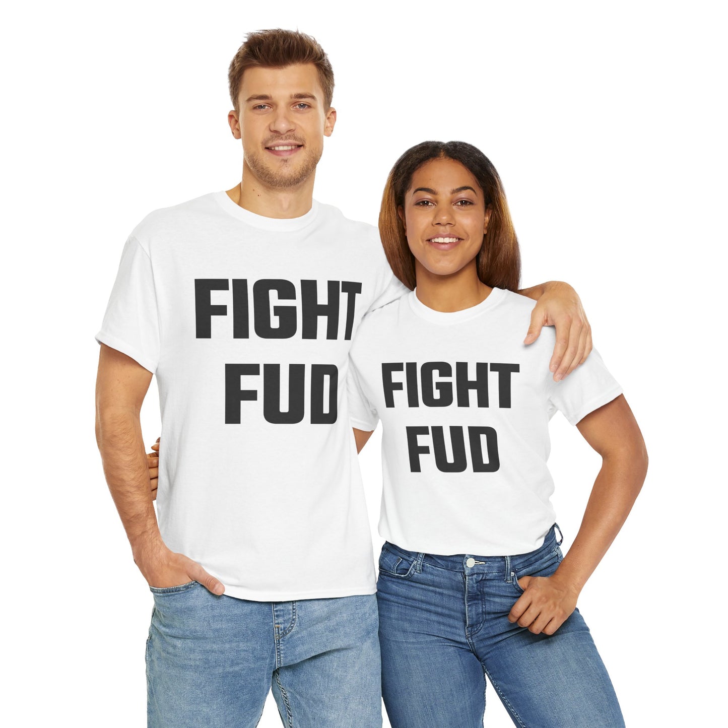 Fight FUD Graphic Tee - Unisex Cotton T-Shirt