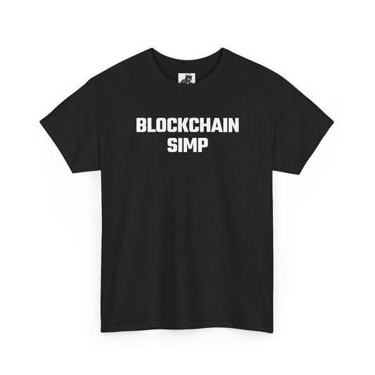 Blockchain Simp Graphic Tee - Unisex Cotton T-Shirt