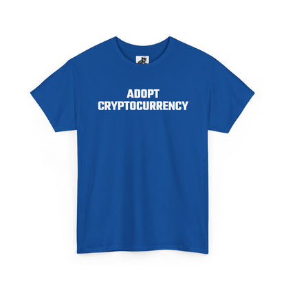 Adopt Cryptocurrency Graphic T-Shirt