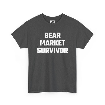 Bear Market Survivor Graphic Tee - Unisex Cotton T-Shirt