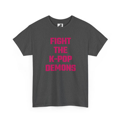 Fight The K-Pop Demons (Version 2) Graphic Tee - Unisex Cotton T-Shirt