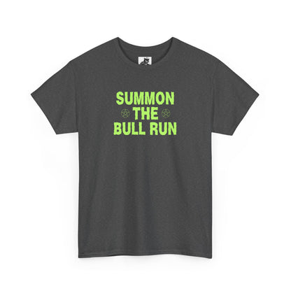 Summon The Bull Run (Version 2) Graphic Tee - Crypto Halloween T-Shirt