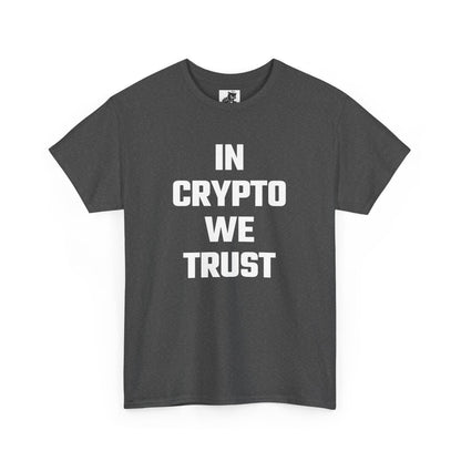 In Crypto We Trust Graphic Tee - Unisex Cotton T-Shirt