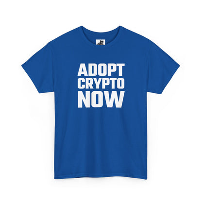 Adopt Crypto Now Graphic T-Shirt