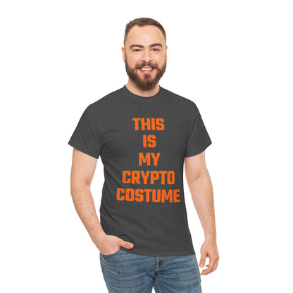 This Is My Crypto Costume Graphic Tee - Unisex Cotton T-Shirt