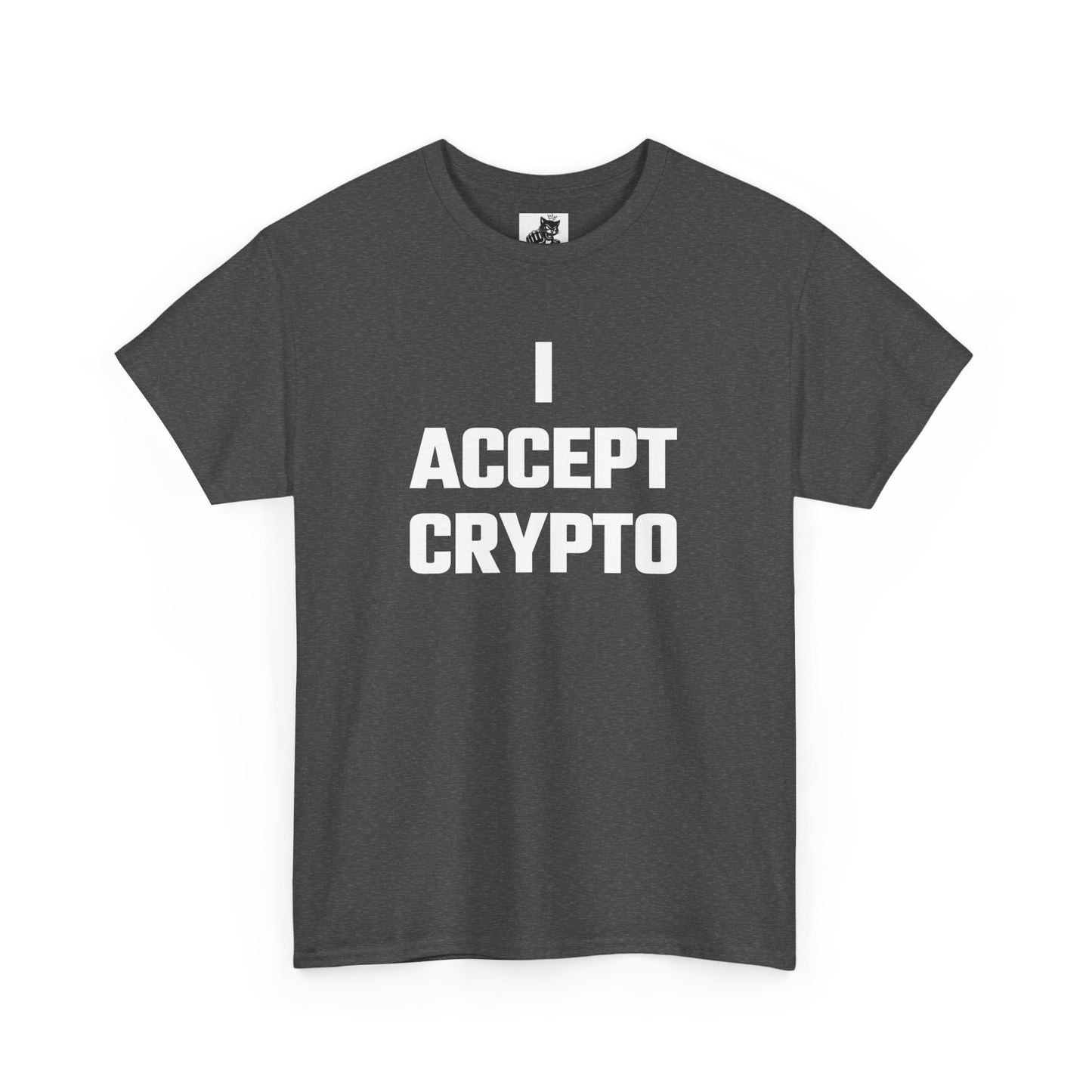 I Accept Crypto Graphic Tee - Unisex Cotton T-Shirt