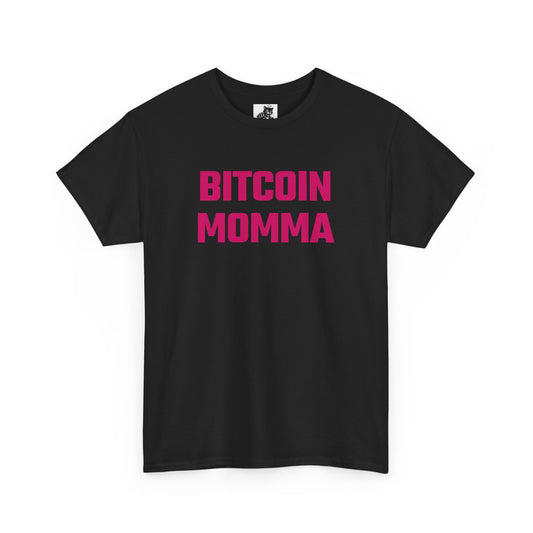 Bitcoin Momma (Version 2) Graphic Tee - Unisex Cotton T-Shirt