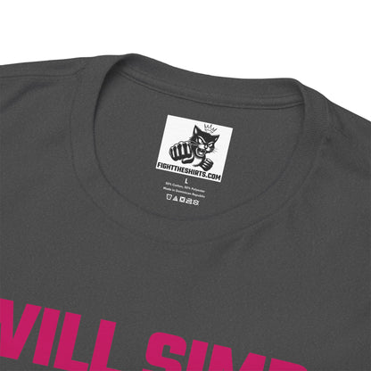 Will Simp For Bitcoin (Version 2) Graphic Tee - Unisex Cotton T-Shirt