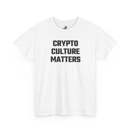 Crypto Culture Matters Graphic Tee - Unisex Cotton T-Shirt