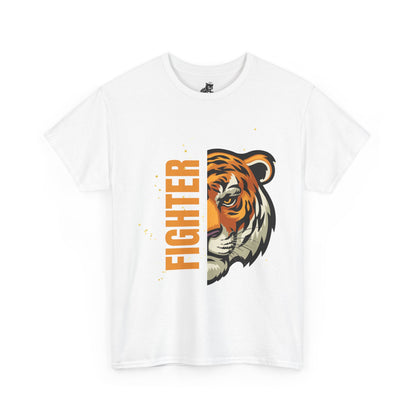 Fighter Tiger Graphic Tee - Unisex Cotton T-Shirt