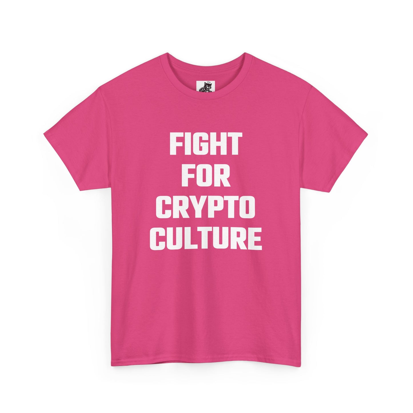 Fight For Crypto Culture Graphic Tee - Unisex Cotton T-Shirt