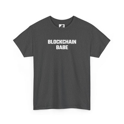 Blockchain Babe Crypto Themed T-Shirt