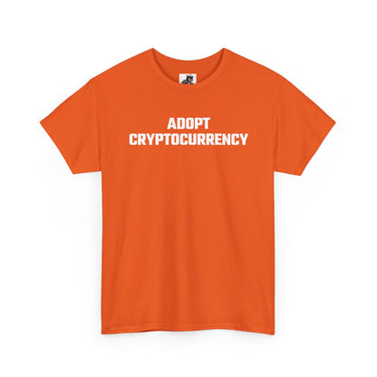 Adopt Cryptocurrency Graphic T-Shirt