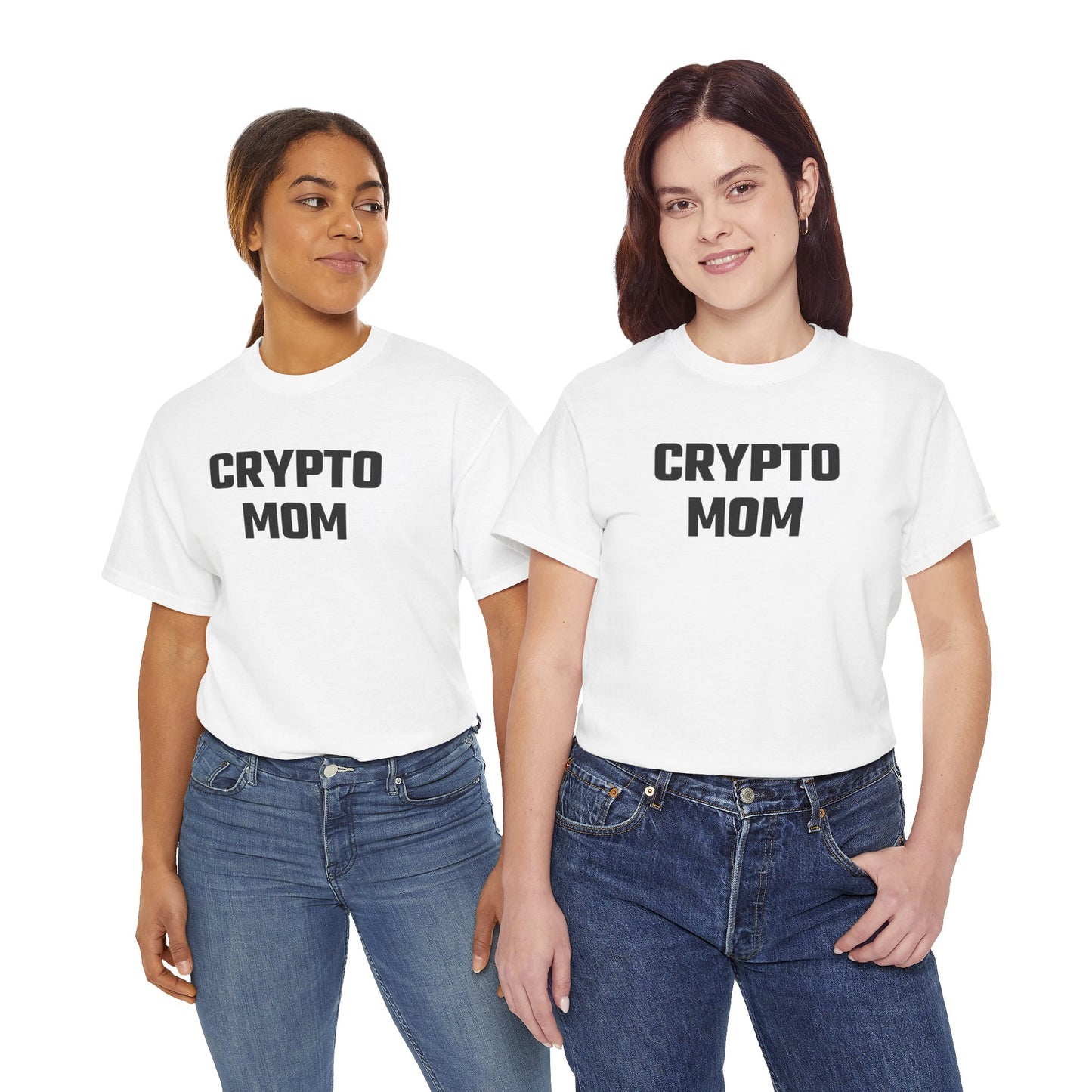 Crypto Mom Graphic Tee - Unisex Cotton T-Shirt